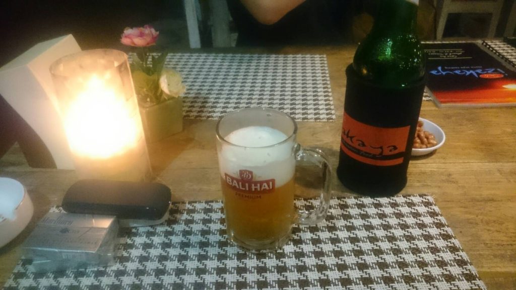 バリ島でビール